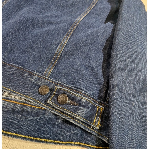 Levi Strauss & Co Trucker Jacket – Men's M Classic Blue Denim CW 1823 - Picture 10 of 13